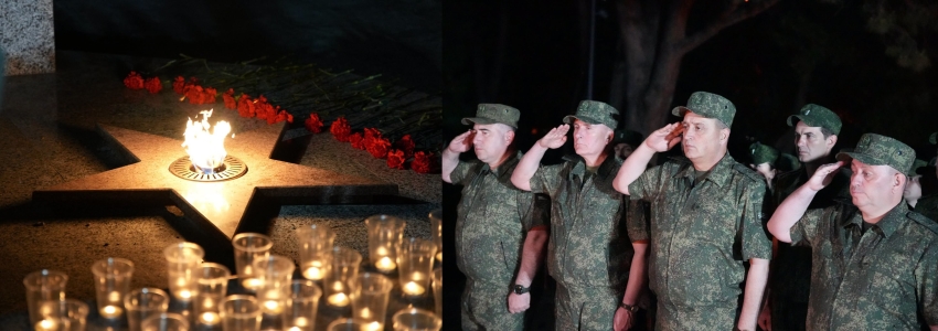 К 85-й годовщине начала Великой Отечественной войны: в Сухуме прошла акция «Свеча памяти»