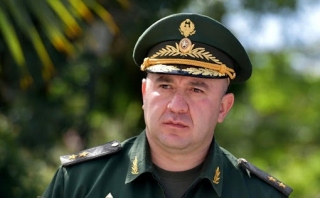 МИНИСТРУ ОБОРОНЫ РЕСПУБЛИКИ ЮЖНАЯ ОСЕТИЯ ГВАРДИИ ГЕНЕРАЛ-ЛЕЙТЕНАНТУ И. А. ГАССЕЕВУ