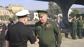 Малый ракетный корабль «Циклон» Военно-морского флота России совершил дружественный визит в порт Сухума