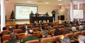 Министр обороны, генерал армии Мираб Кишмария поздравил личный состав с наступающим Новым годом!