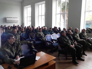 Командно-штабная мобилизационная тренировка с командным составом территориальных резервных формирований и комплектующими военными комиссариатами.