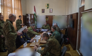 Совместная штабная тренировка с силами и средствами территориальной обороны